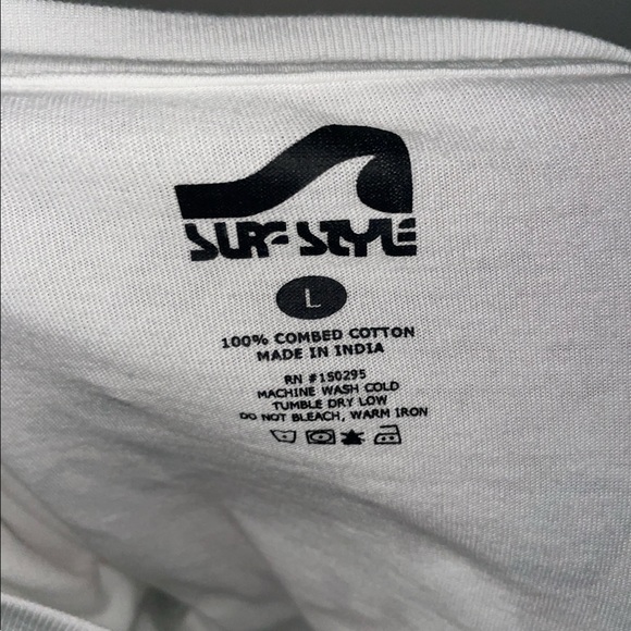 Large White Madeira Beach Long Sleeve - Picture 3 of 3